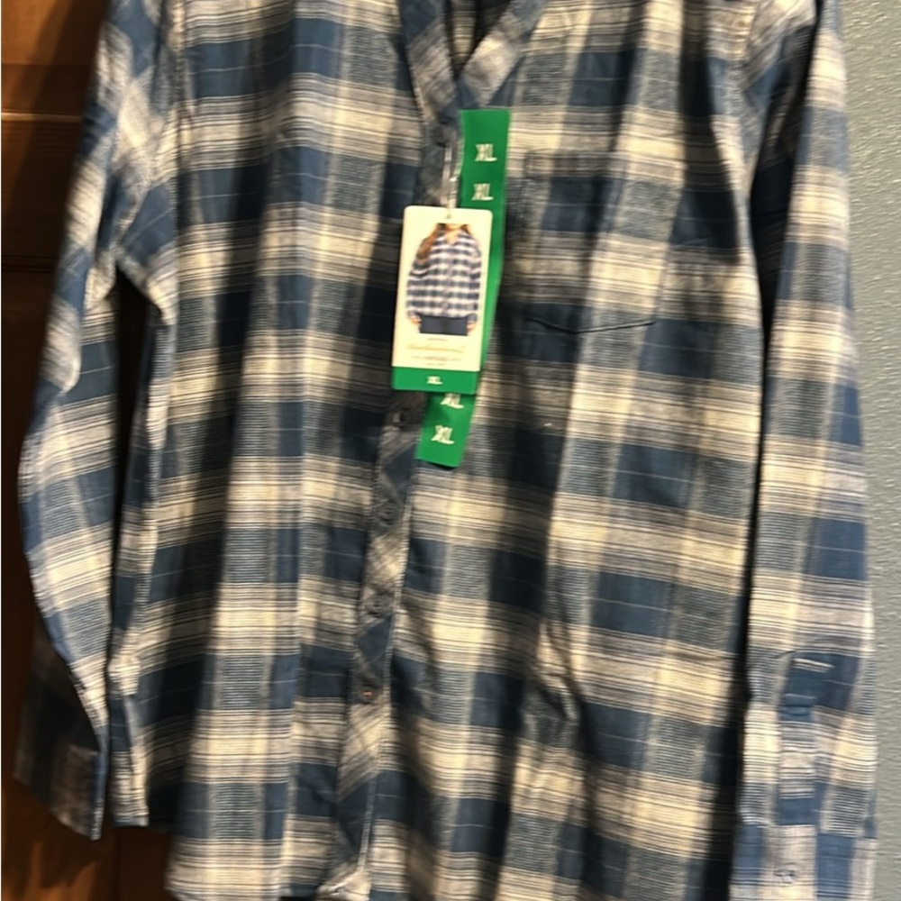 Blue Plaid women shirt